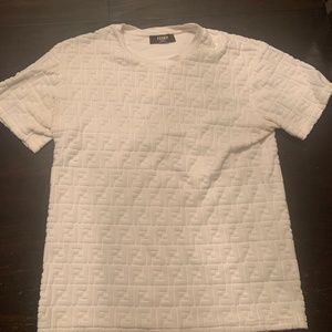 Fendi white monogram T-shirt (authentic)